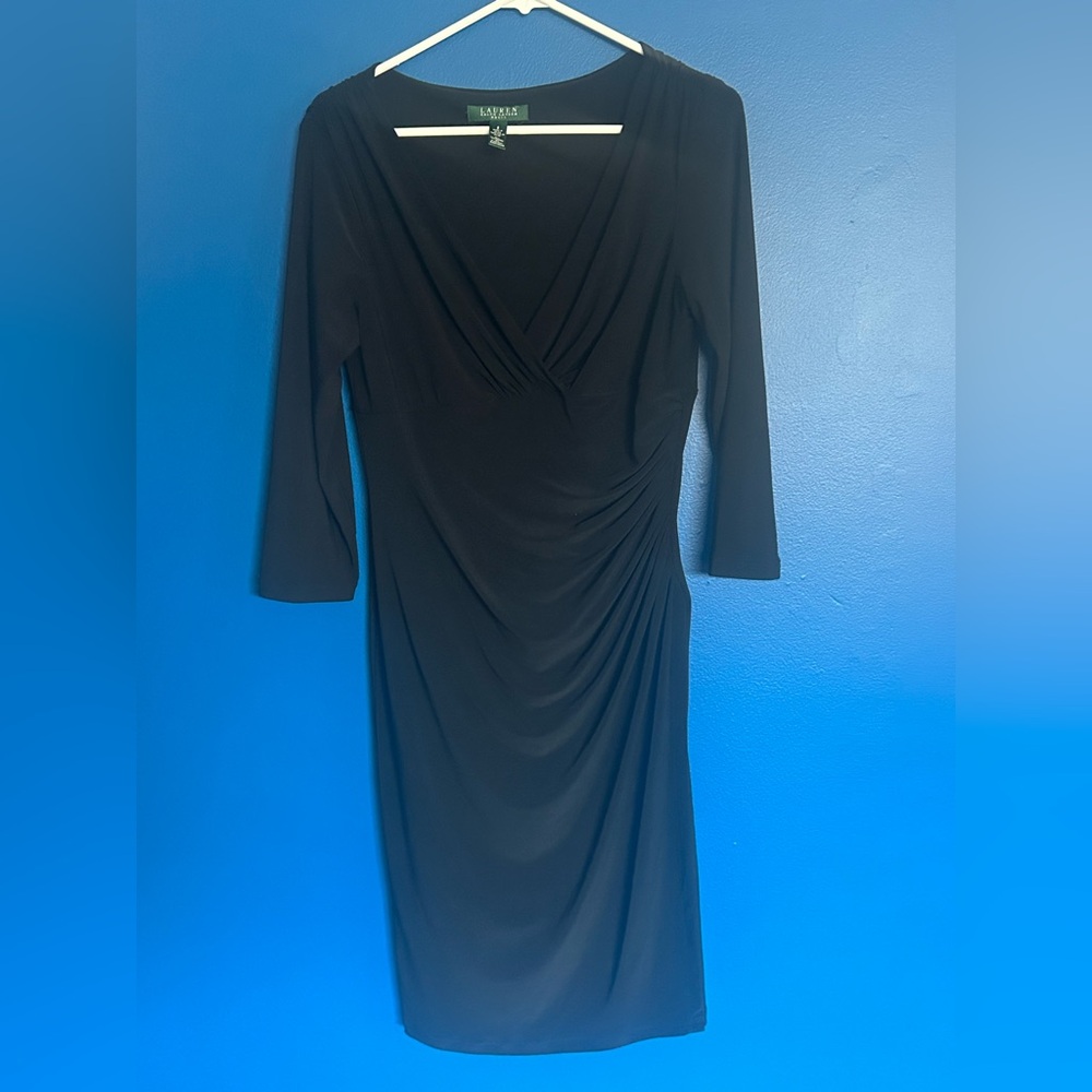 Ralph Lauren Black Long Sleeve Dress